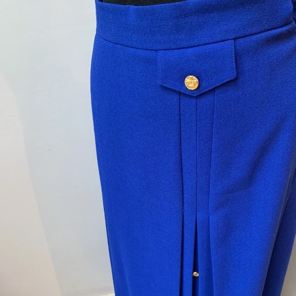 Vintage Jacques Vert cobalt blue suit fits uk 8 - Picture 6 of 9